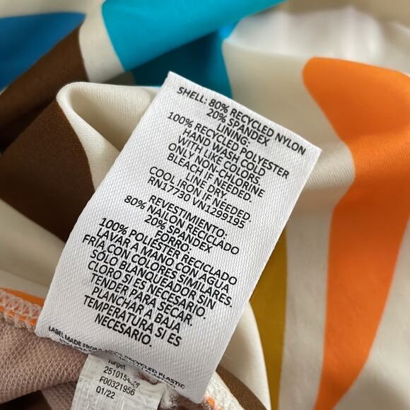 Tabitha Brown x Target Colorful Tropical One Piece Swimsuit Bathing suit XXS new - Picture 13 of 13